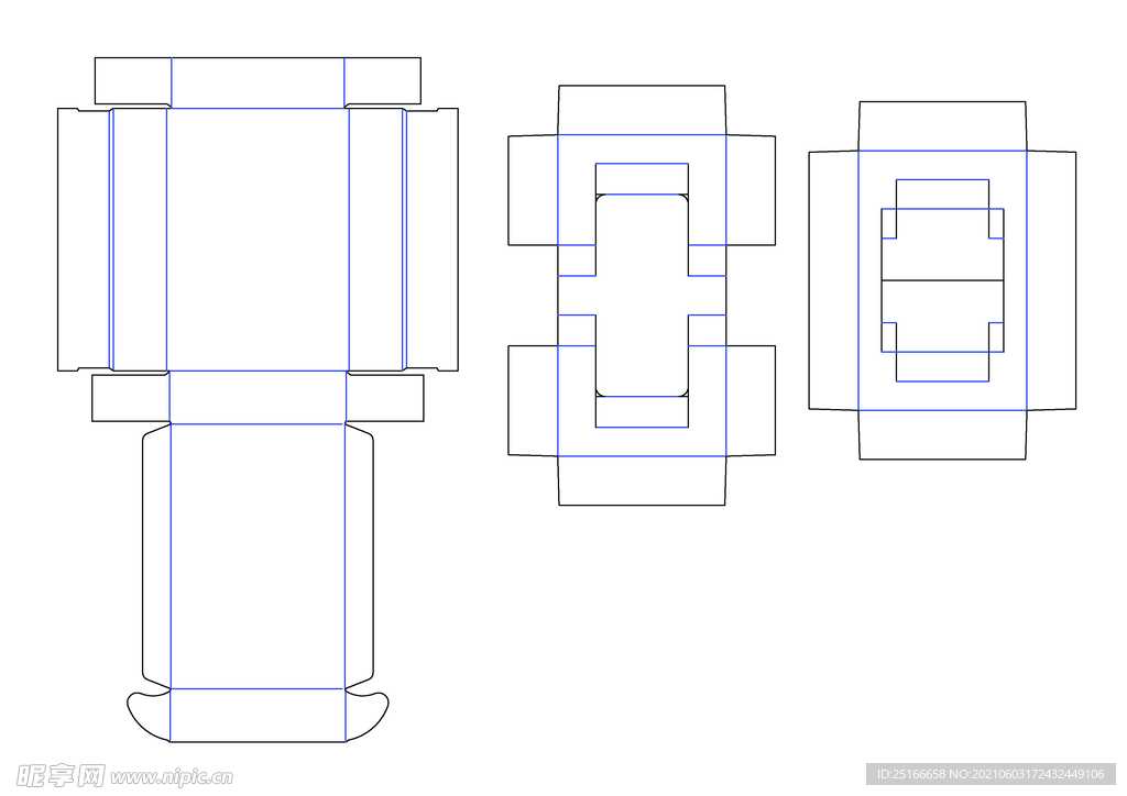 飞机盒加内盒刀模水果外包装箱