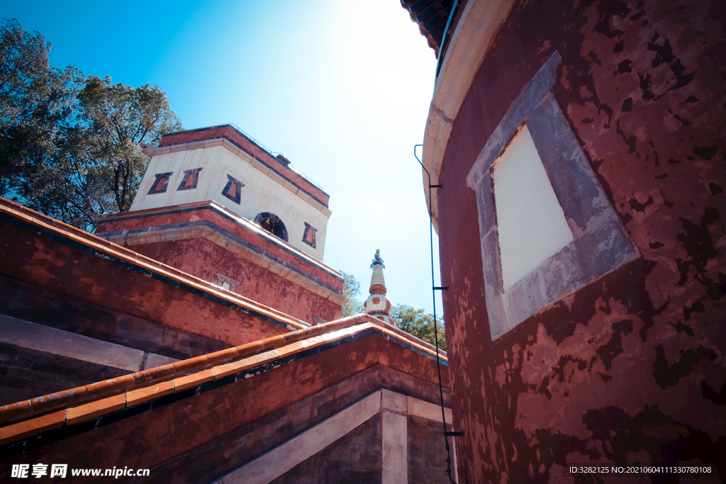 北京颐和园万寿山后山四大部洲