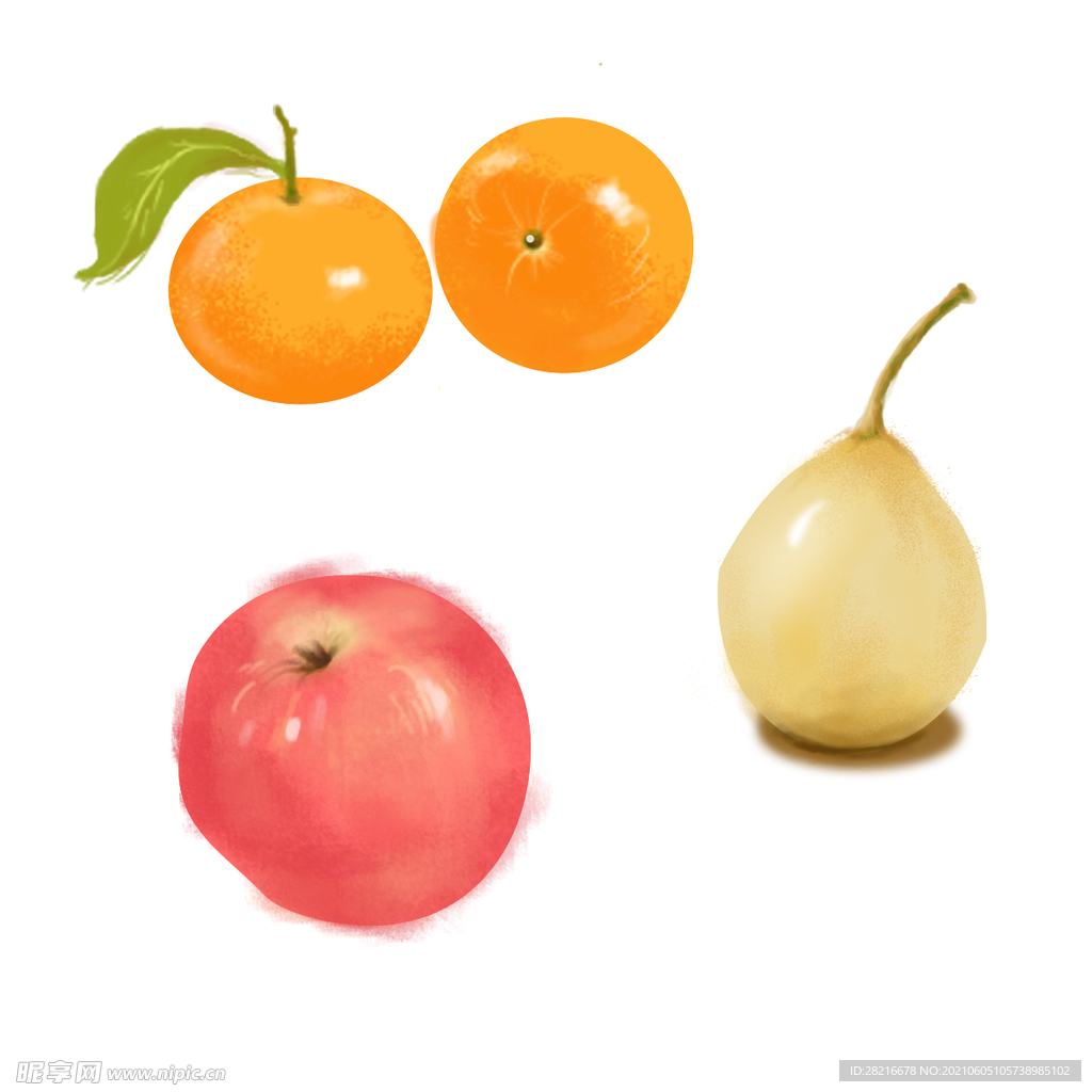 水果手绘png素材
