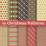 圣诞矢量花纹背景