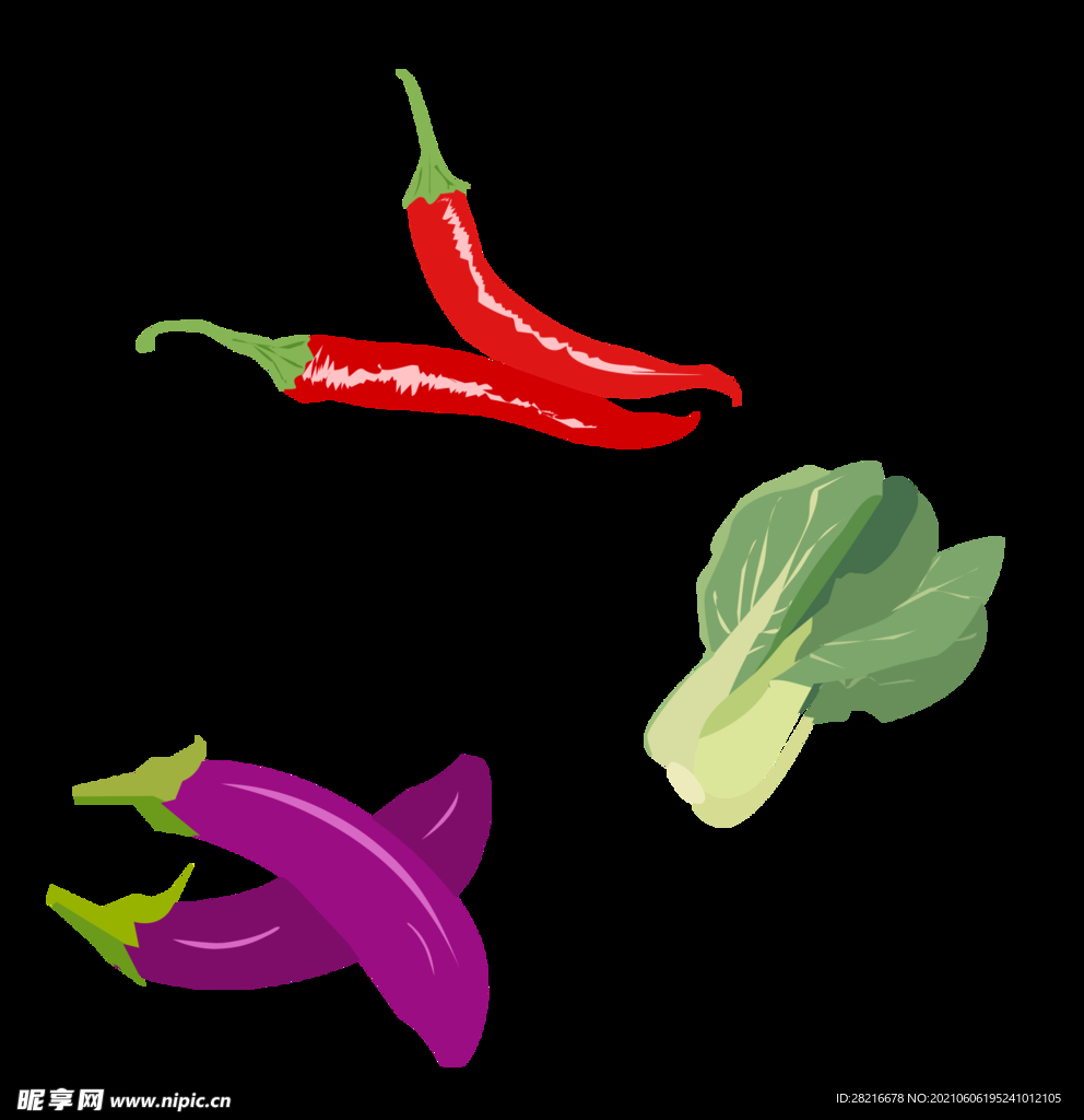 蔬菜png矢量素材