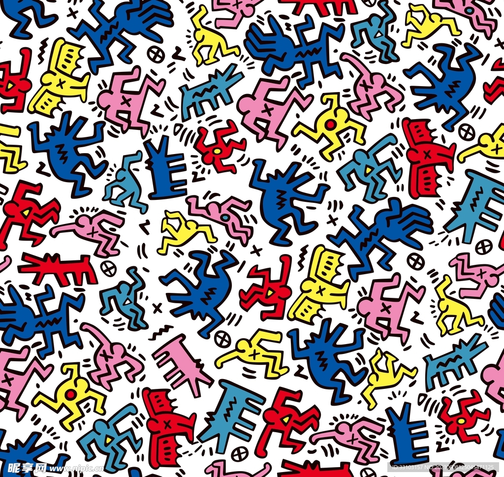 大牌  彩色小人物