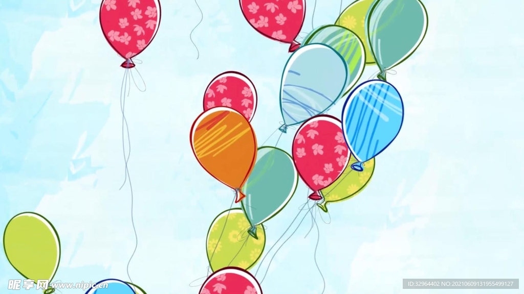 卡通气球升空 