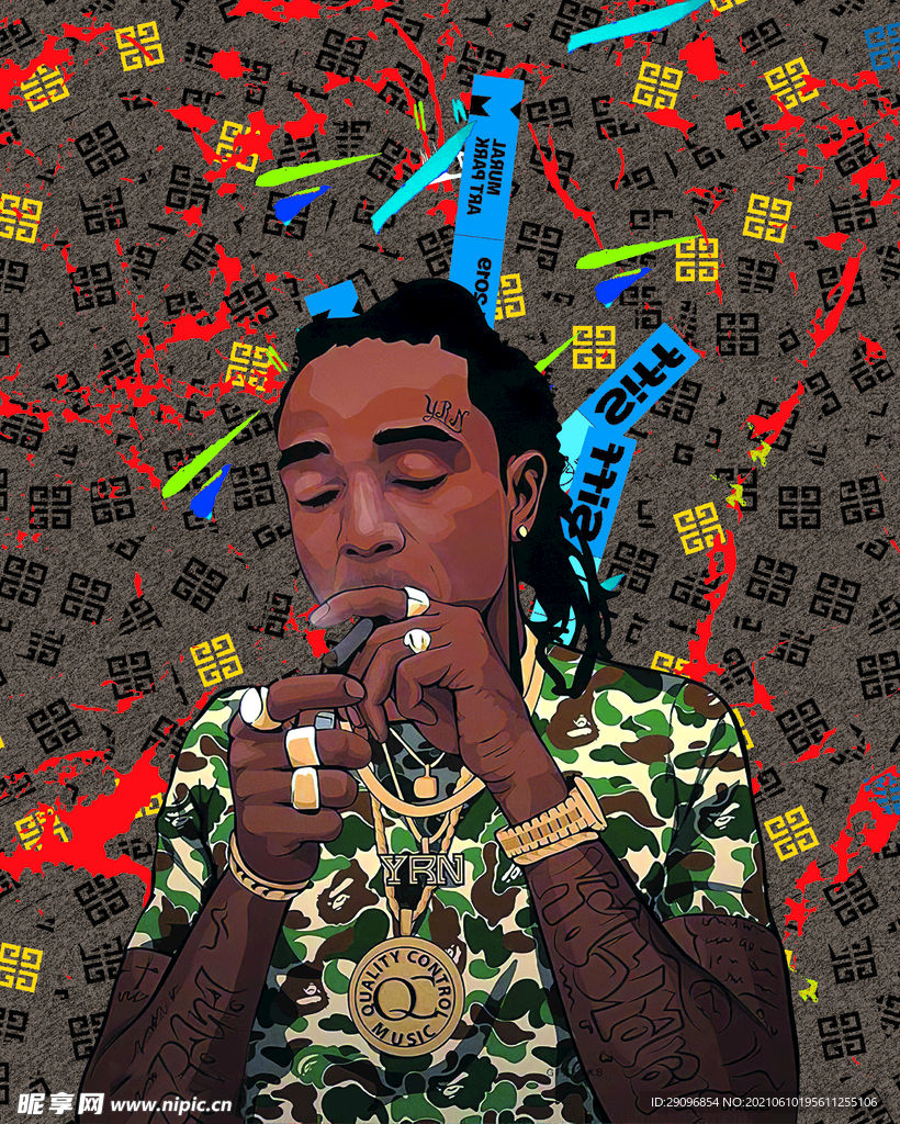 男装 数码 印花