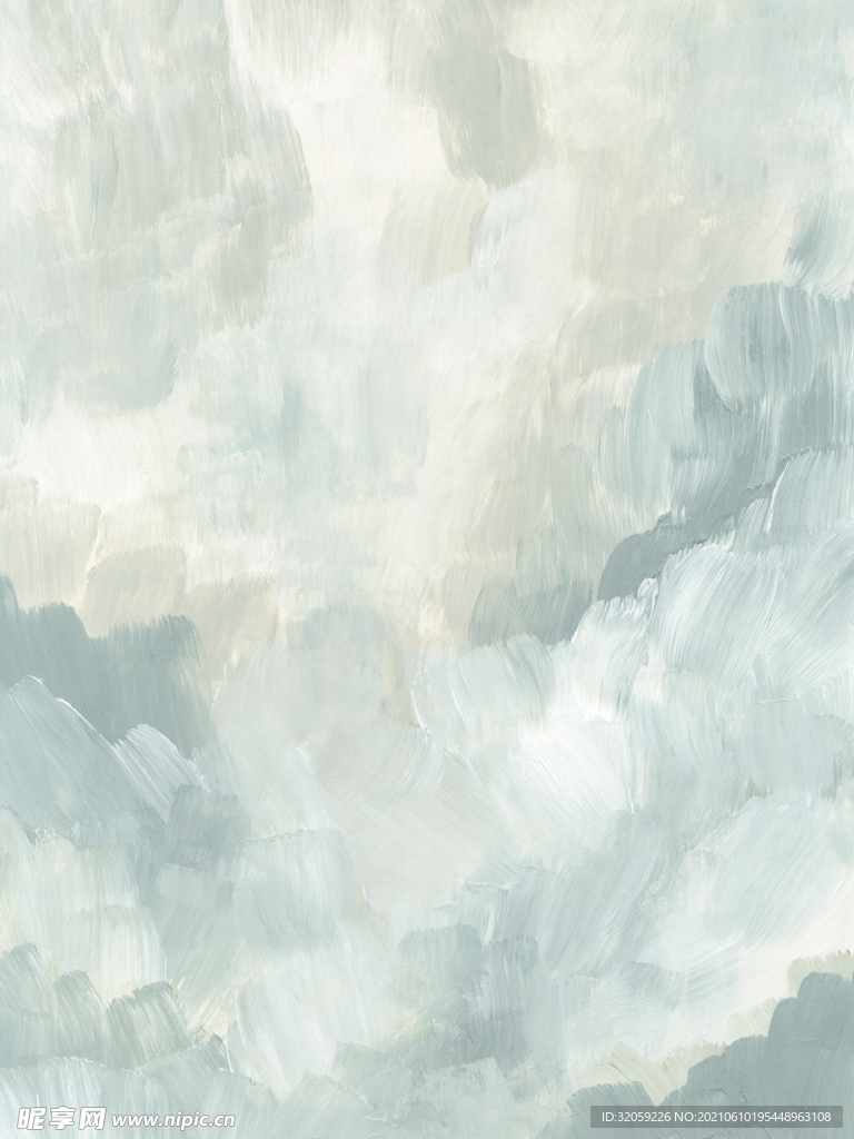 绿色抽象肌理水彩油画背景墙图片