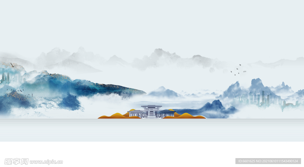 中式 山水 地产