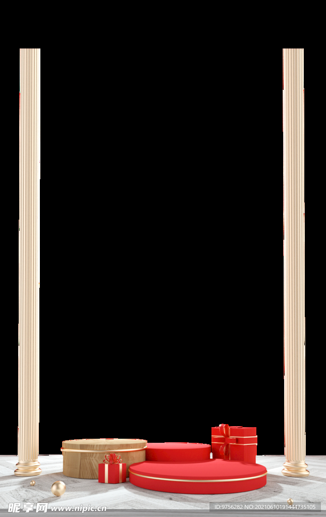 c4d舞台免扣素材