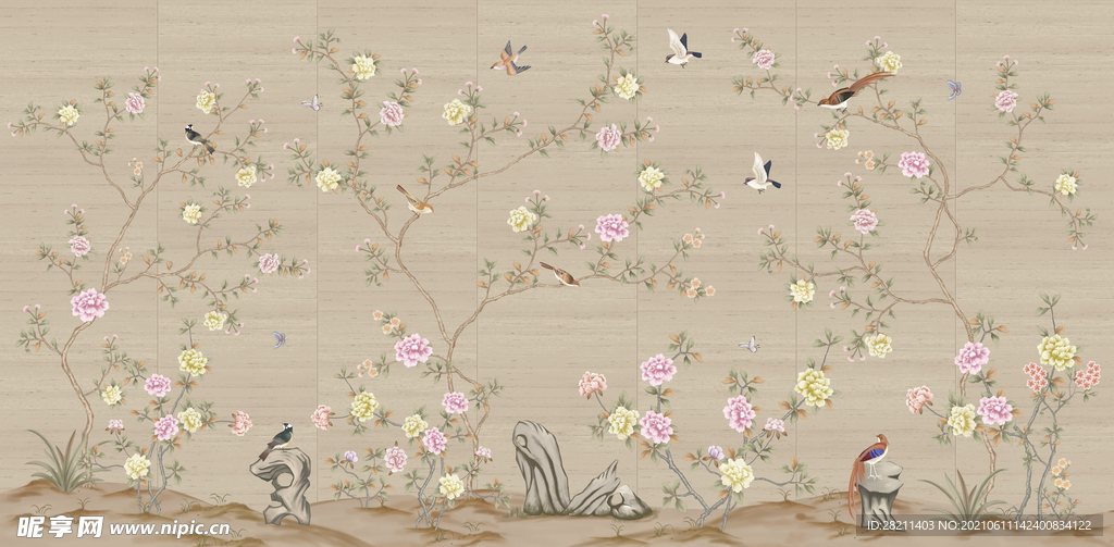 装饰画 花鸟画 新中式 山水 