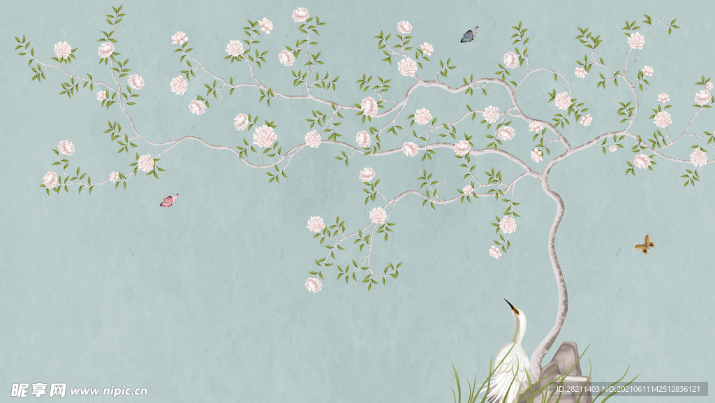 装饰画 花鸟画 新中式 山水 