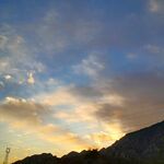 蓝天白云晴空万里云彩晚霞