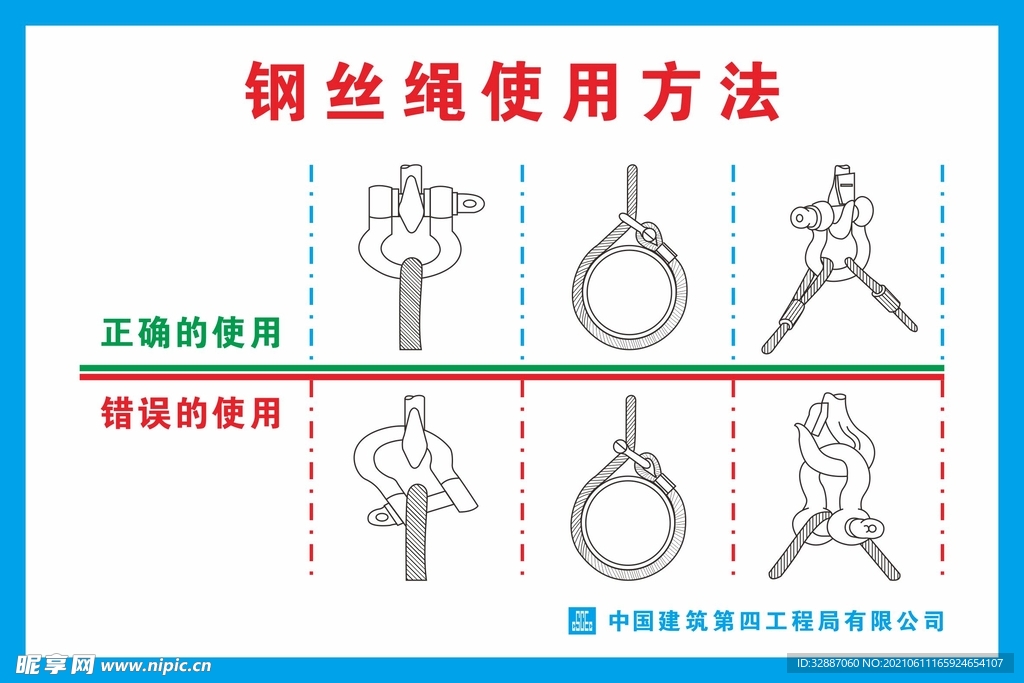 钢丝绳使用方法