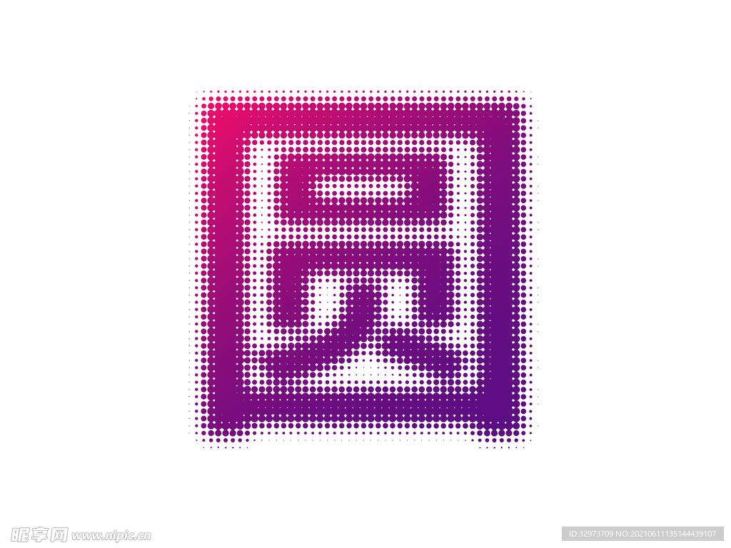 彩色半调 波点背景 圆