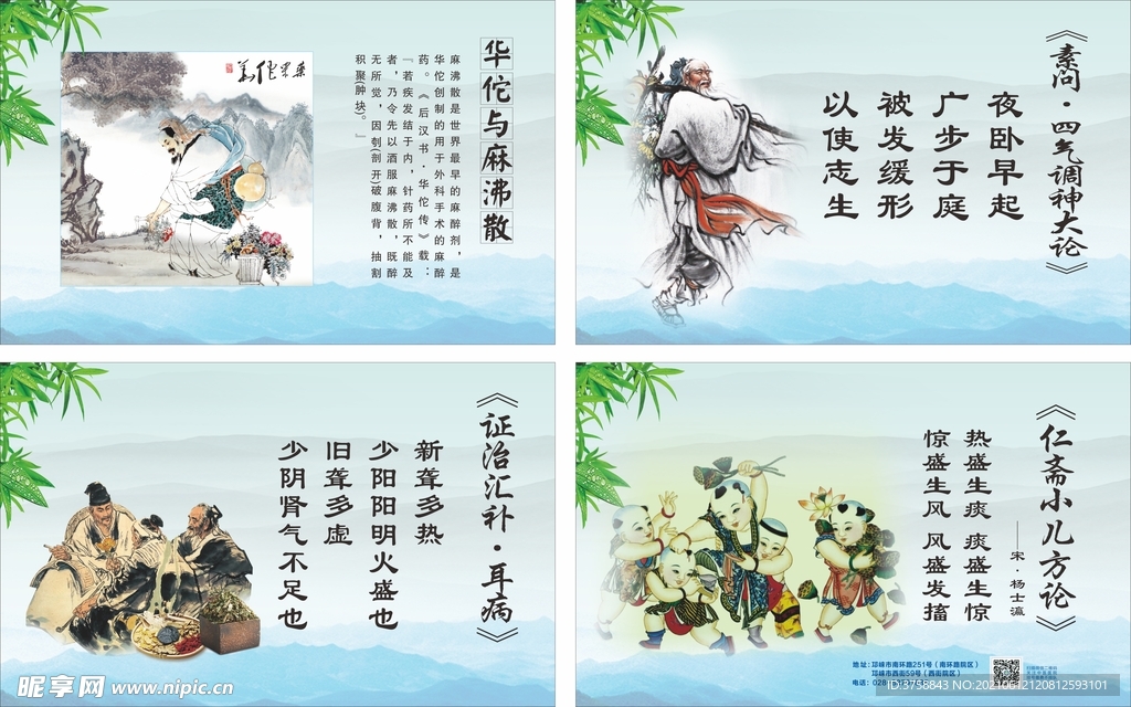 中医文化宣传画
