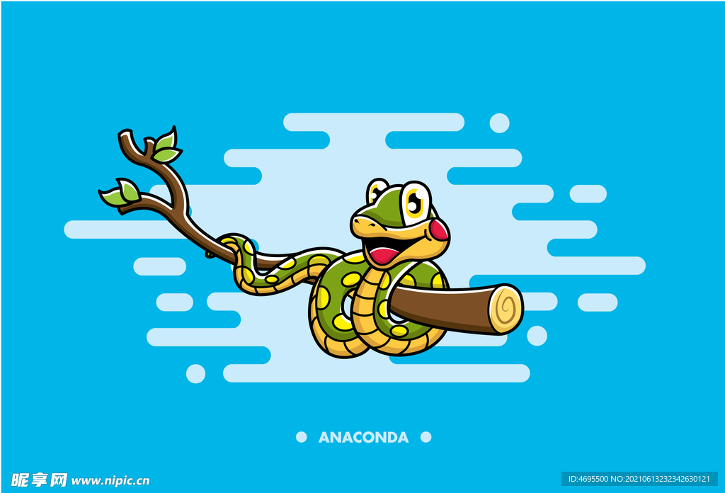 卡通蛇