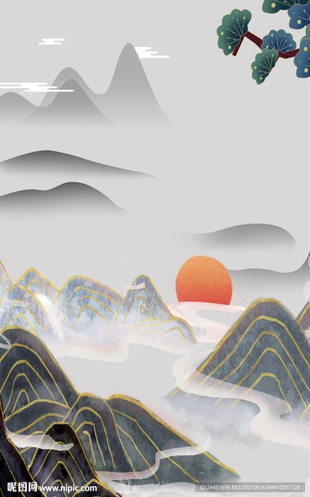 古典山水装饰画