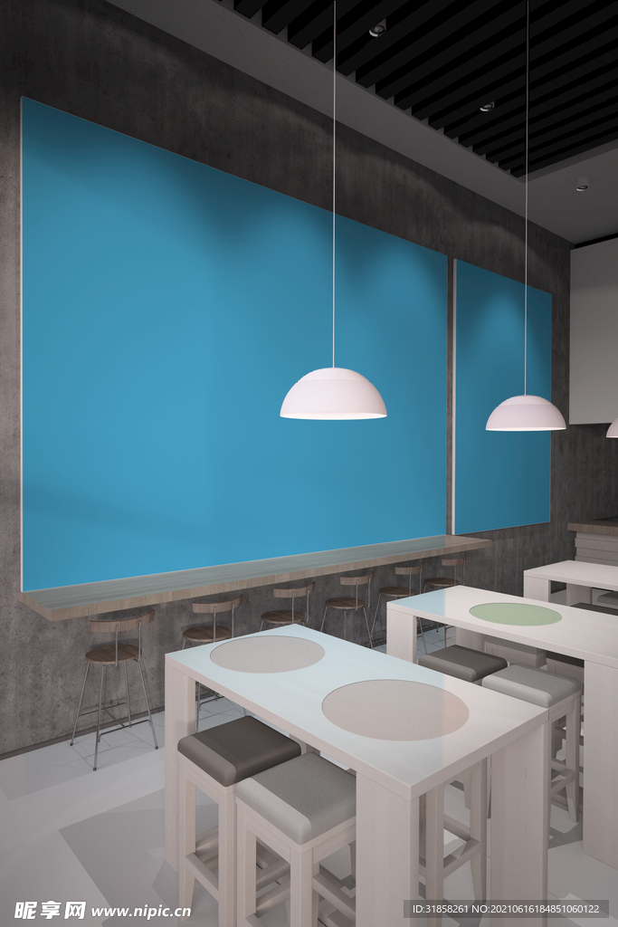 高档餐厅海报宣传样机展示