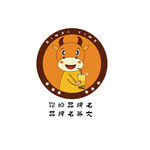 卡通牛LOGO