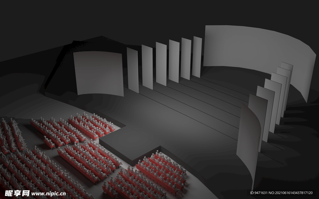 剧院舞台舞美结构效果图
