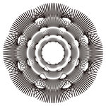 黑色矢量花纹图案设计