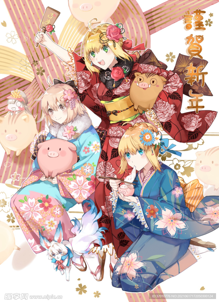 手机动漫 壁纸 卡通人物 萌妹