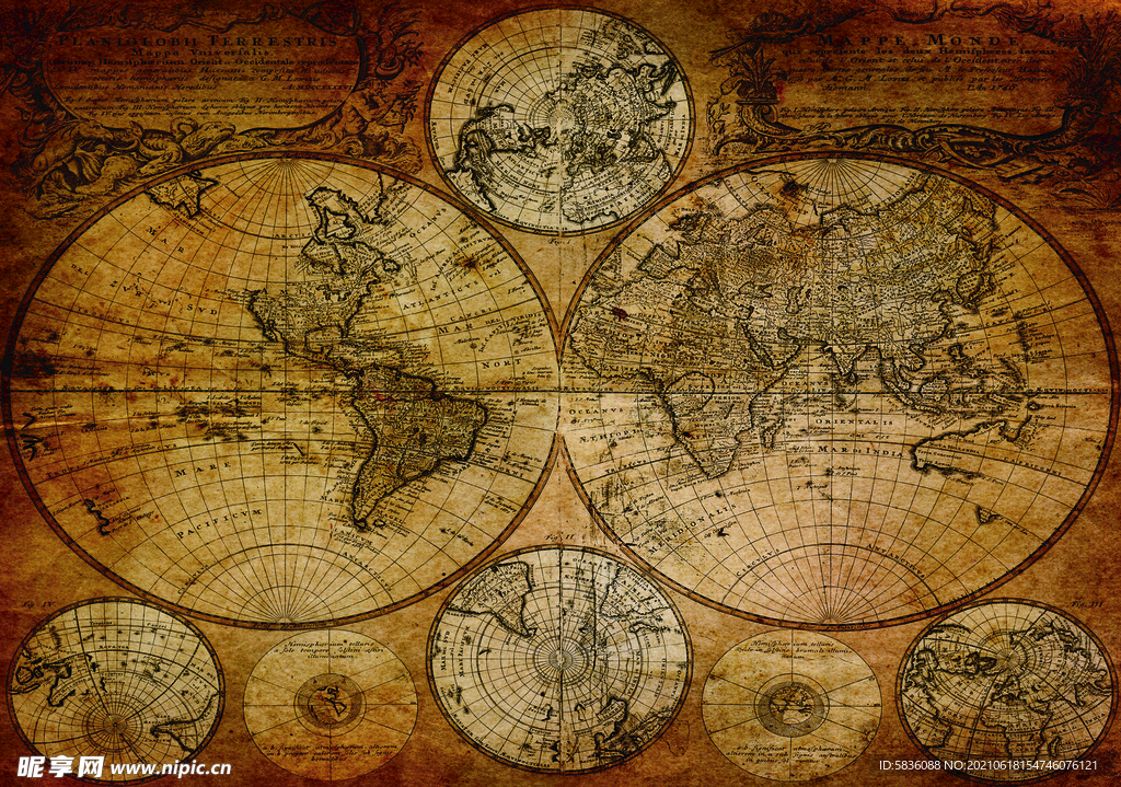 复古天花吊顶纹理图案