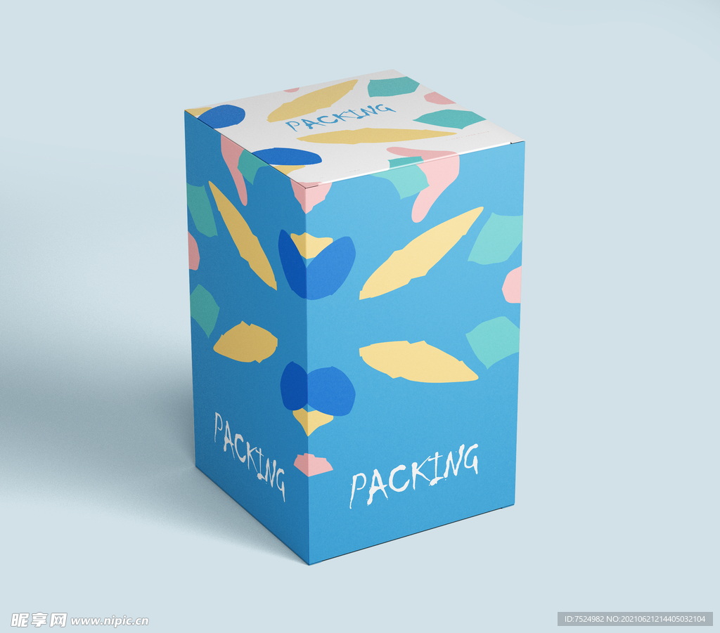 高端包装纸盒样机立式