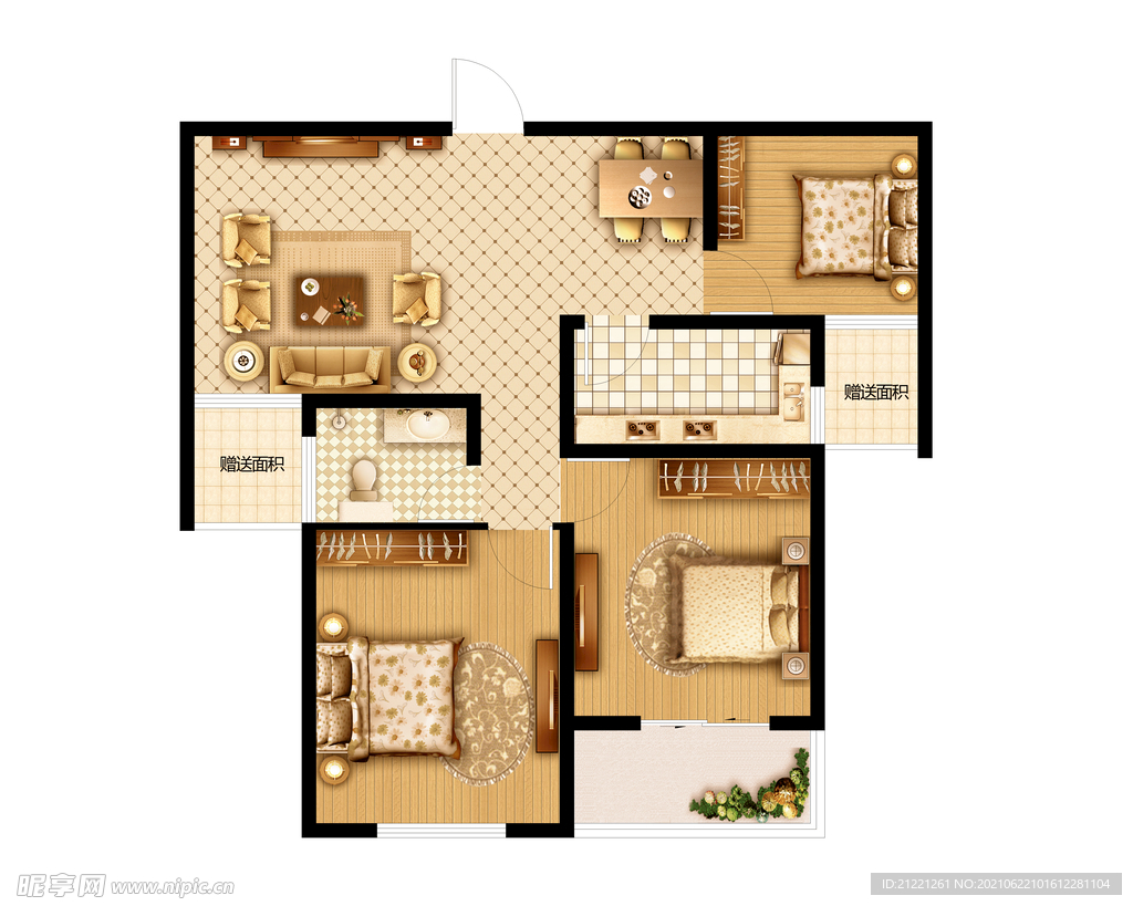 房地产户型单张