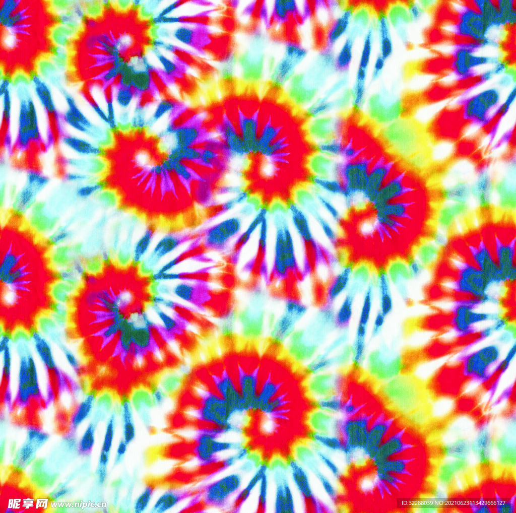 扎染 大牌 花朵 图案 设计