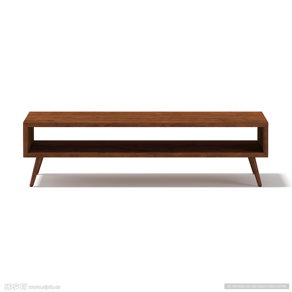 c4d模型电视桌子实木茶几柜子