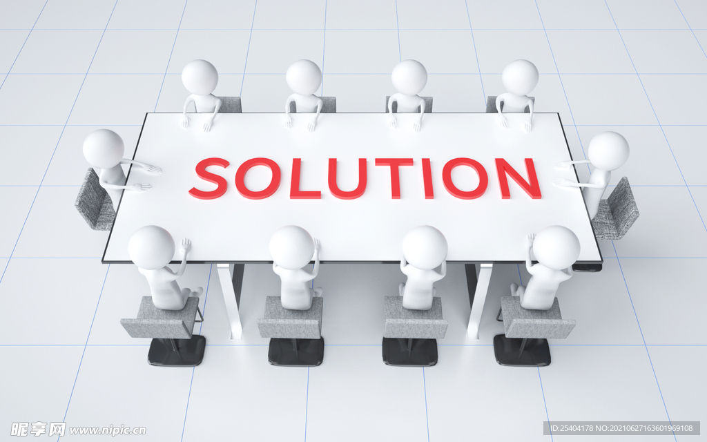 C4D小人场景模型