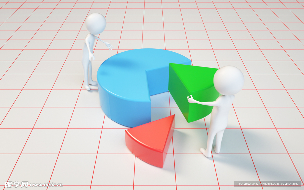 C4D小人场景模型