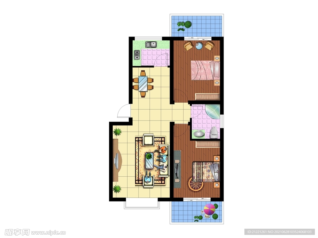 房地产户型单页