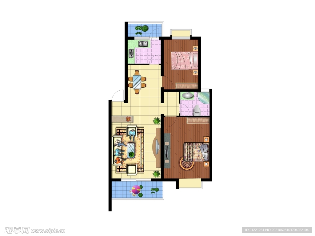 房地产户型单页