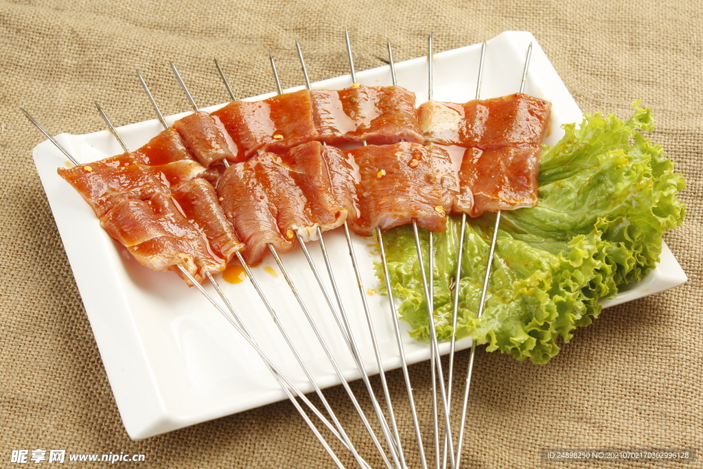 烧烤羊肉串 烧烤 烤串 羊肉 