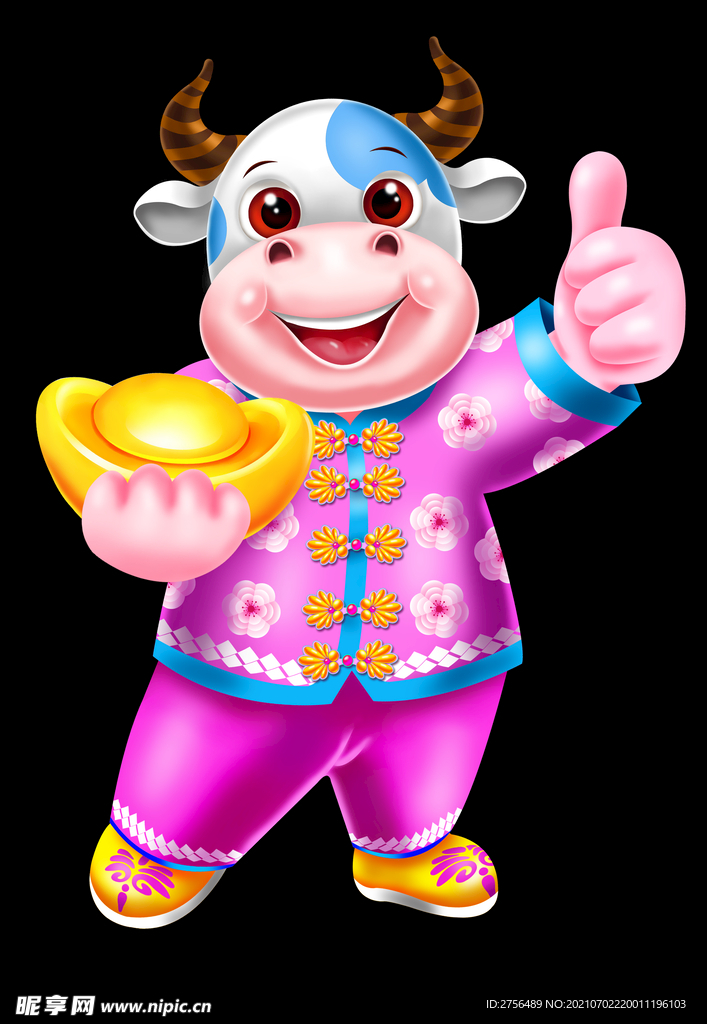 卡通牛