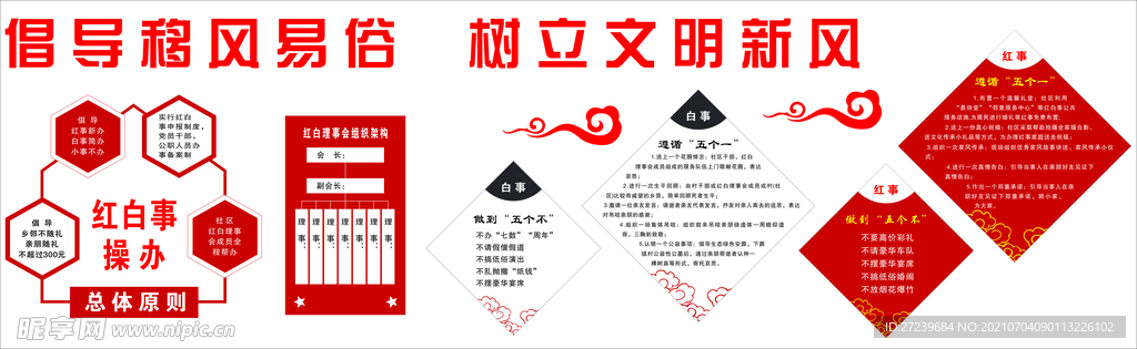 移风易俗文化墙