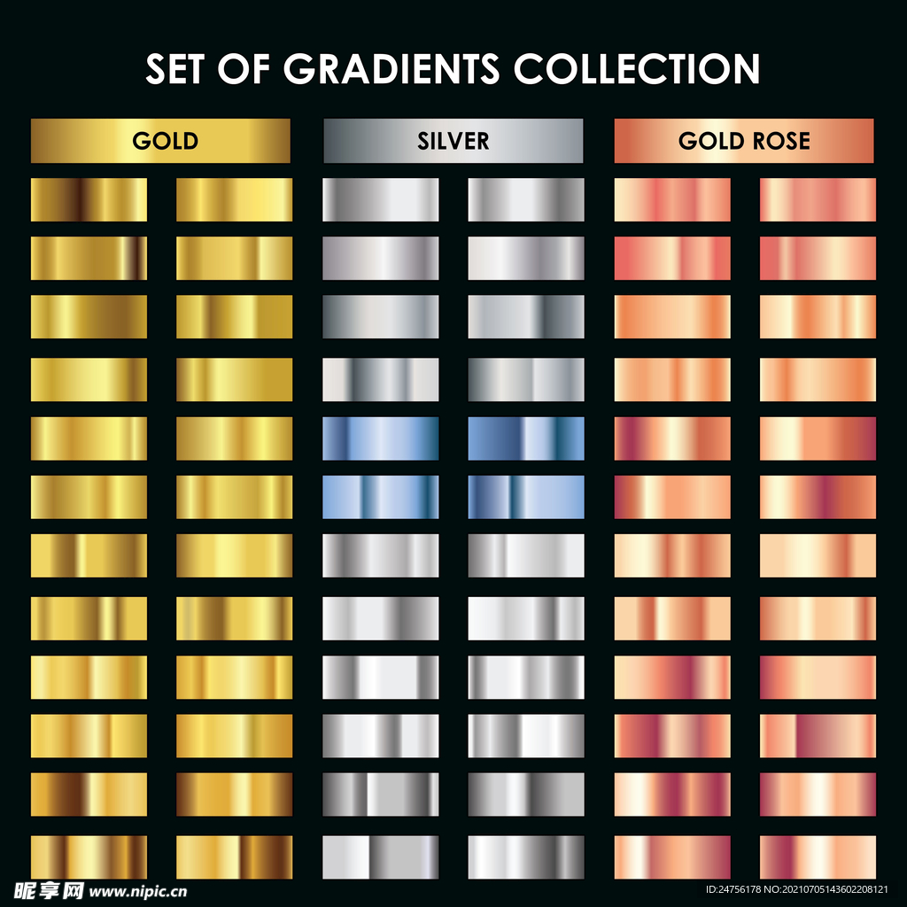 渐变背景素材配色搭配