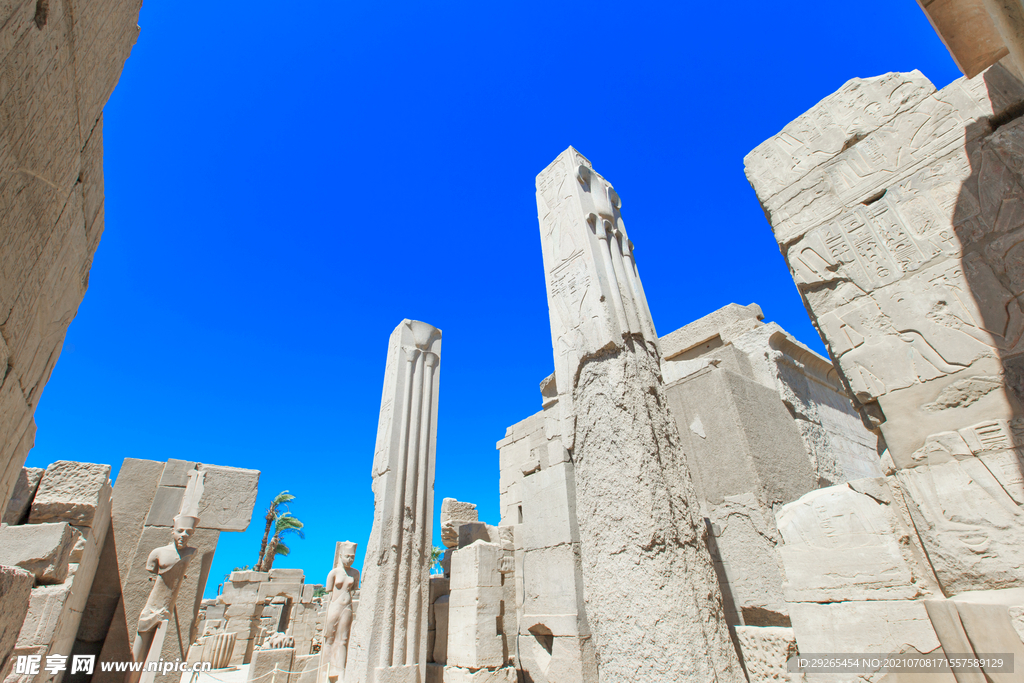 希腊神庙 雅典卫城 废墟遗址 