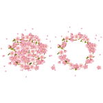 桃花ai矢量元素