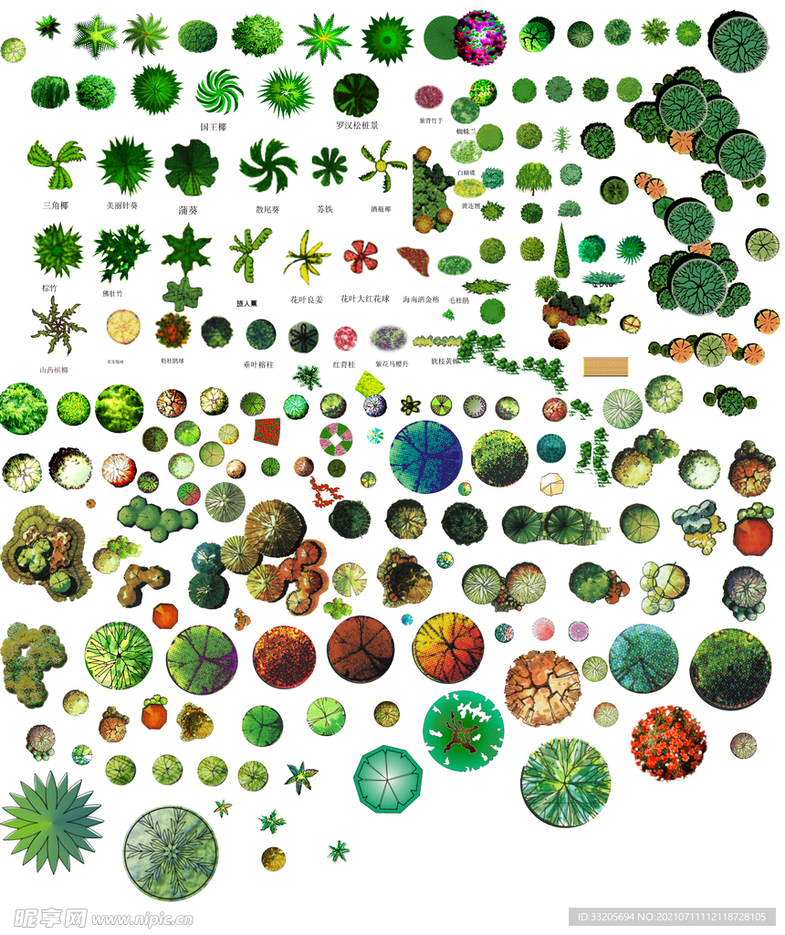 景观平面图素材