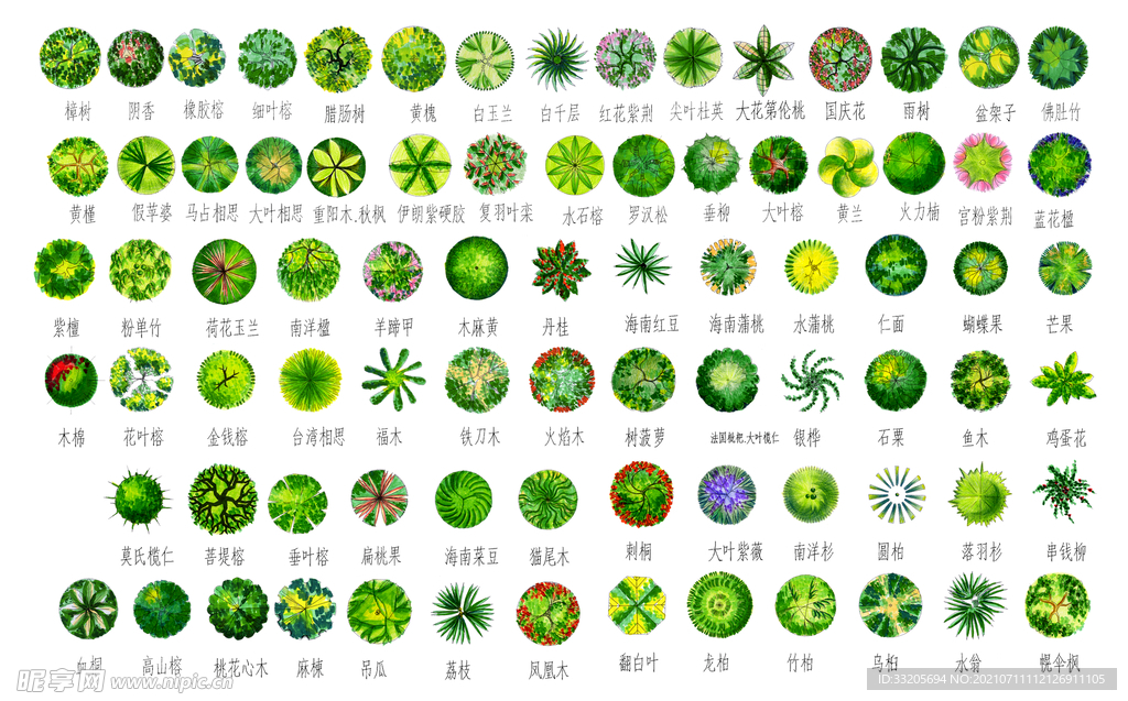 景观平面图素材