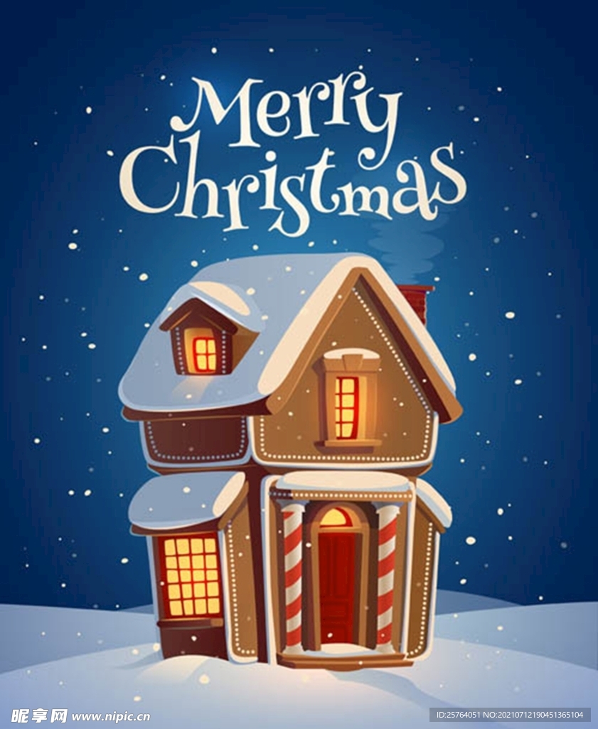 圣诞节雪屋