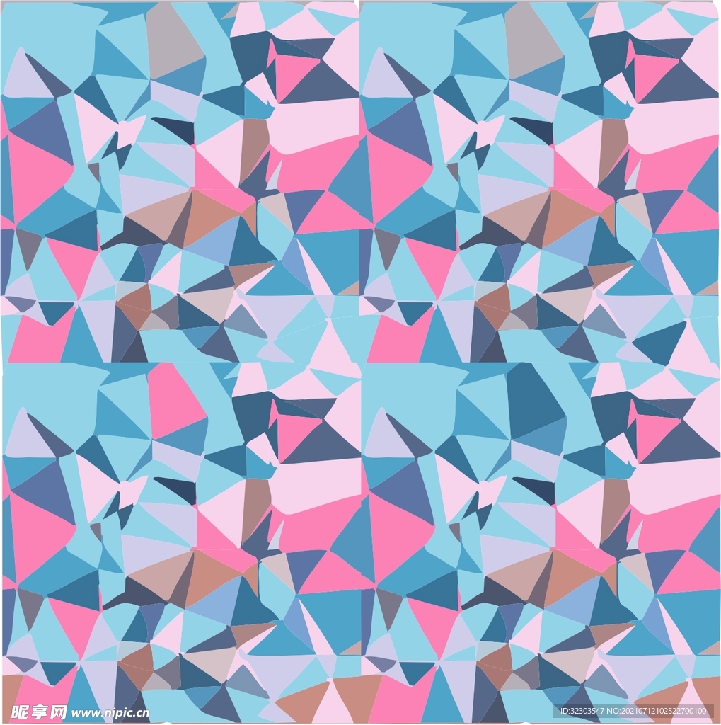 晶格化渐变图案