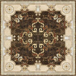 欧式地毯花水刀拼花