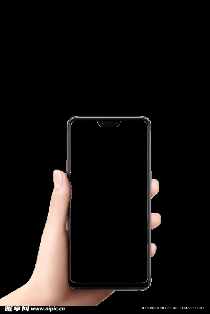 手持手机正面免扣素材