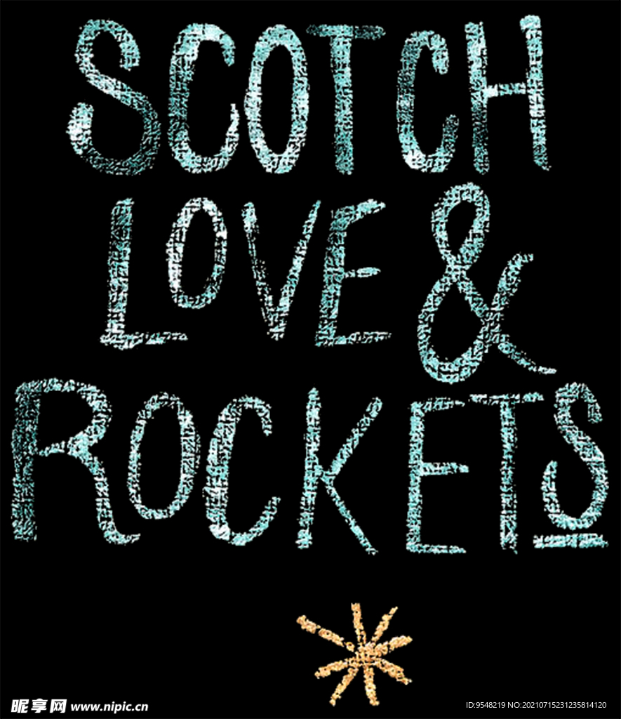 文字 基本款 简单T恤服装设计