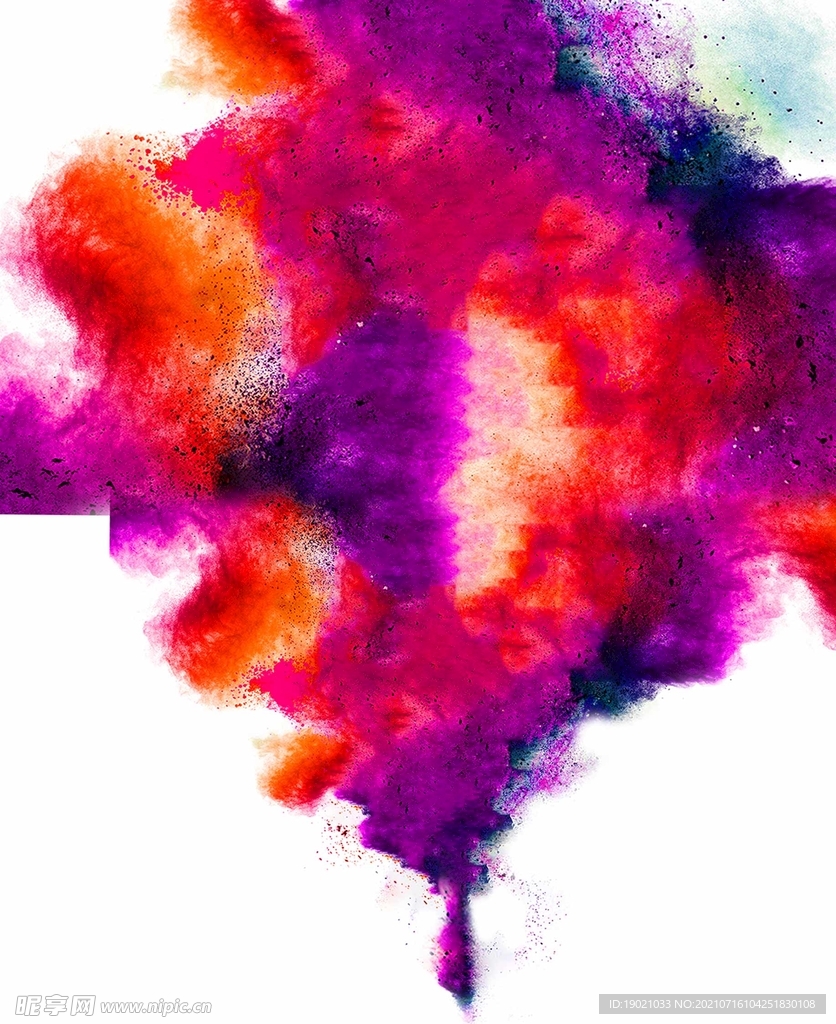 高清彩色颜料背景