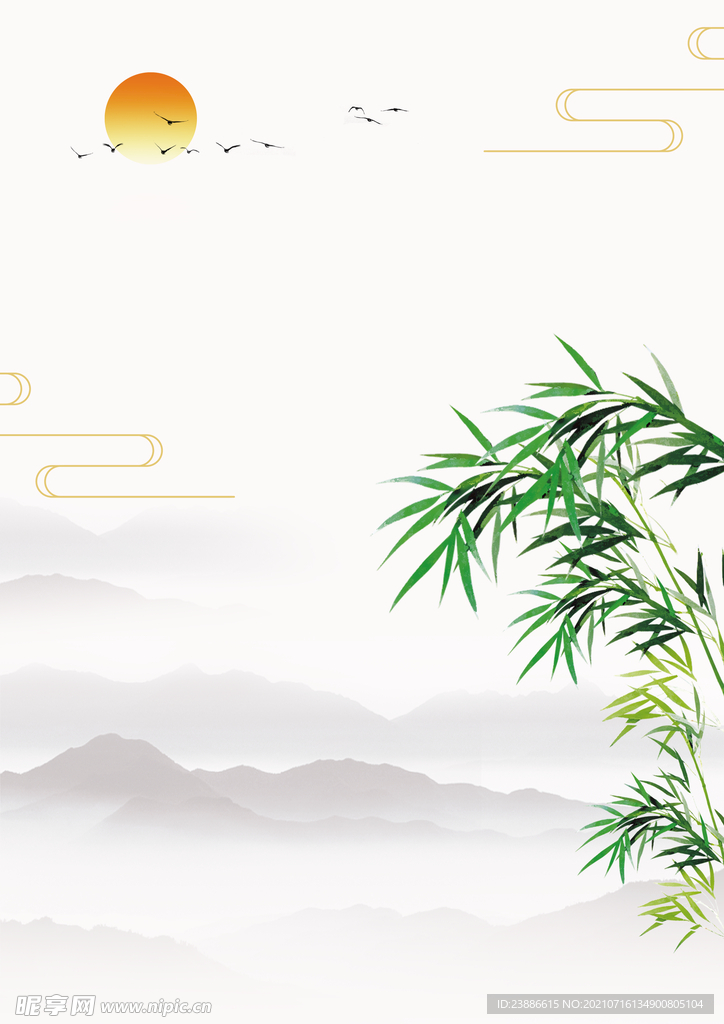 中国风海报背景