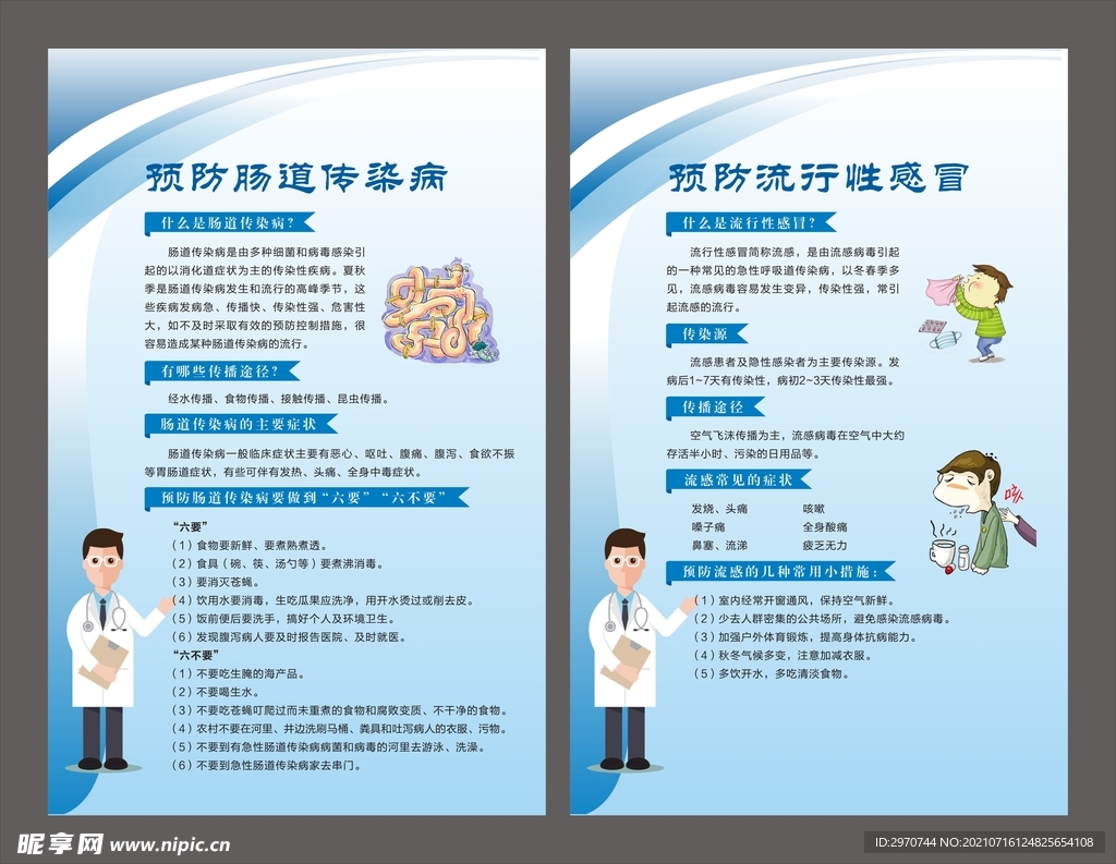 疾病预防展板