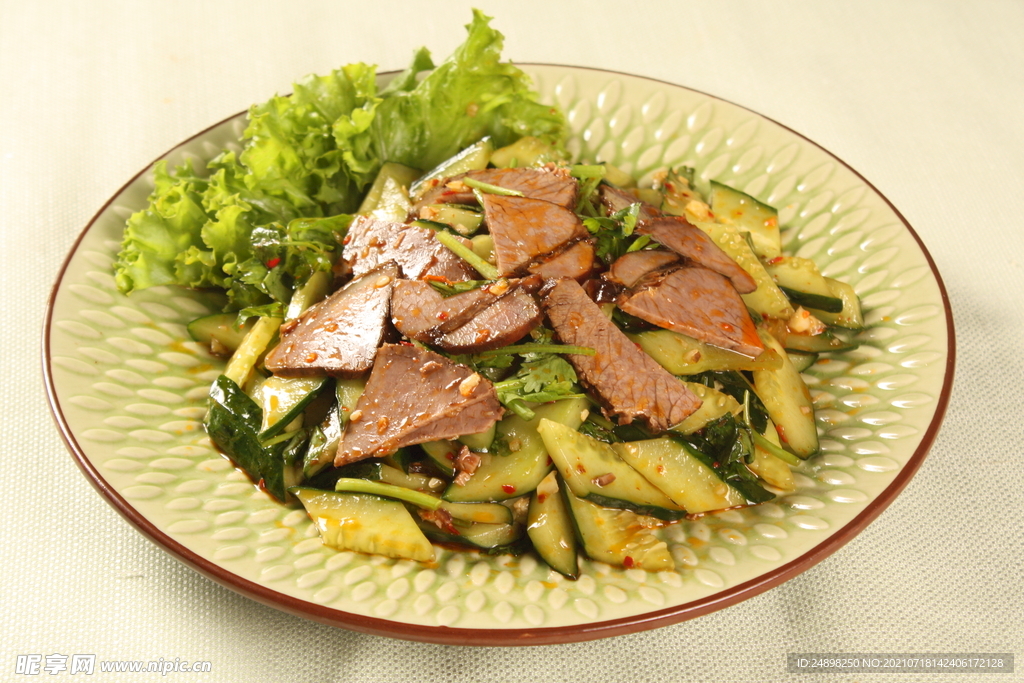 牛肉拌黄瓜